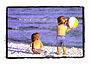 kids on beach
